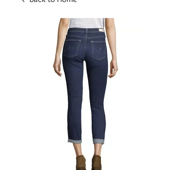 AG Adriano Goldschmied The Prima Roll Up Cigarette Leg Jean Medium Wash Size 28R - Picture 5 of 16